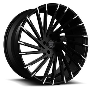 Shop All Lexani Wraith 663 Black Machined Tips Wheels At Extreme Customs
