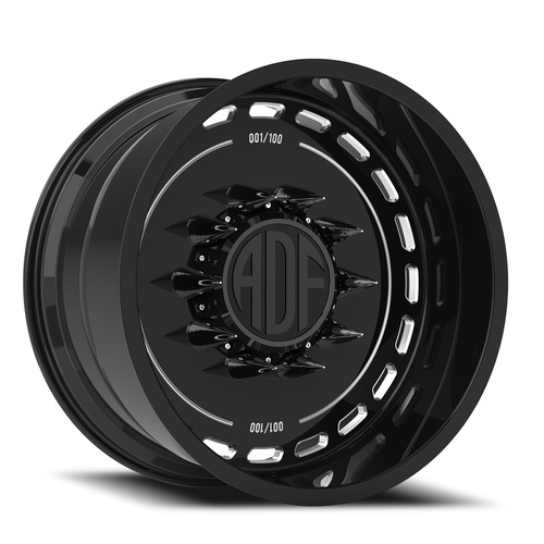 ADF Wheels Ltd Gloss Black/Machined