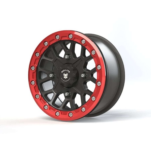 Bullite Bt-05 Satin Black W/ Bullite Red Beadlock