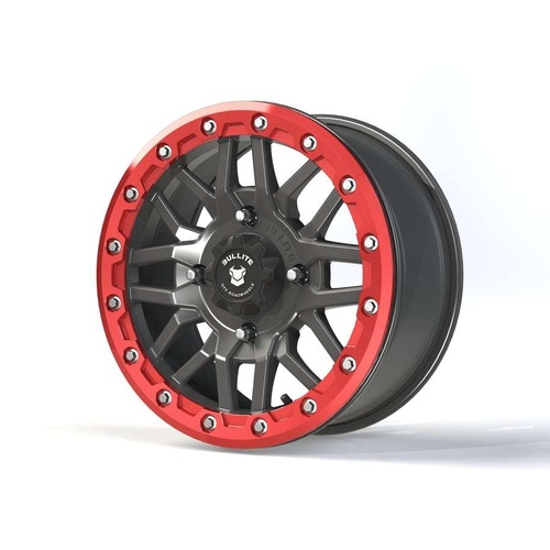 Bullite Bt-06 Gunmetal Gray W/ Bullite Red Beadlock