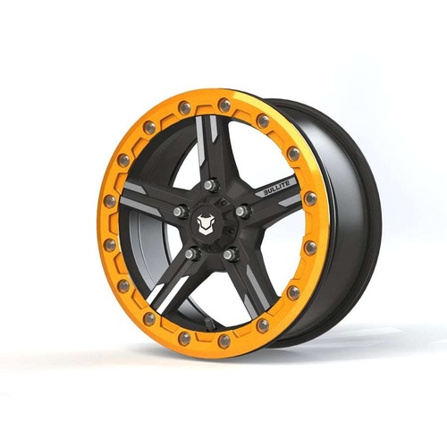 Bullite Bt-09 Satin Black W/ Aerospace Orange Beadlock