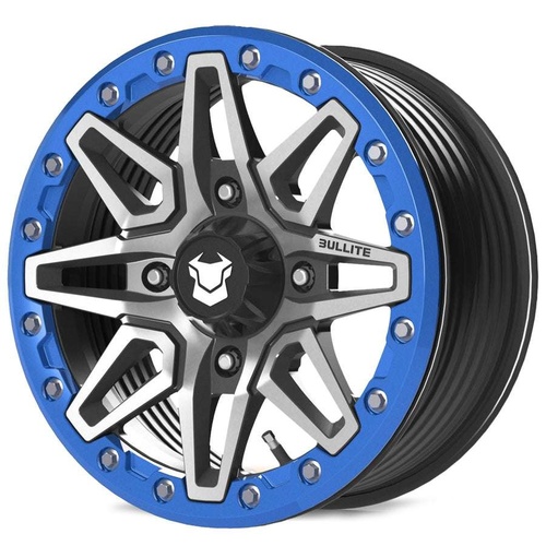 Bullite Pro-03 Satin Black W/ Sapphire Blue Beadlock