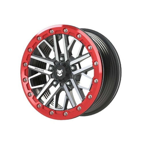 Bullite Pro-04 Satin Black W/ Bullite Red Beadlock