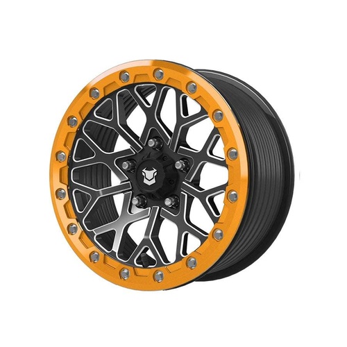 Bullite Pro-05 Satin Black W/ Aerospace Orange Beadlock