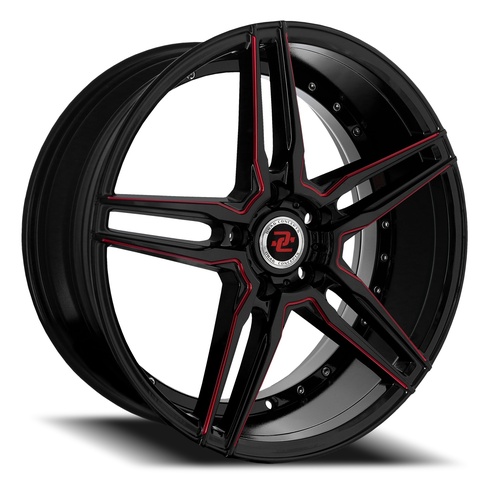 Drag Concepts Dc33 Black W/ Red Milling