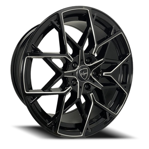 Elegance E009 Gloss Black W/ Milled Accents