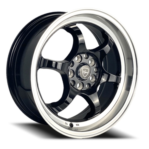 Elegance E21 Gloss Black Machined