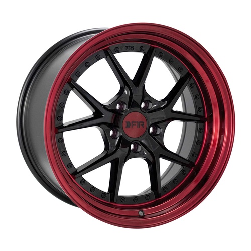 F1R F105 Black W/ Red Lip