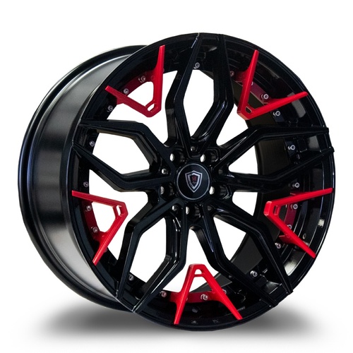 Marquee Wheels M3371 Black & Red