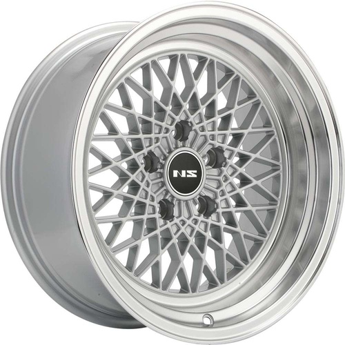 NS Wheels Ns-Mdv2 Silver With Machined Lip
