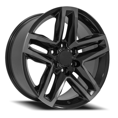 OE Wheels Cv34B Black Machined W/ Tinted Clear