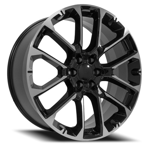 OE Wheels Cv67 Black Machined