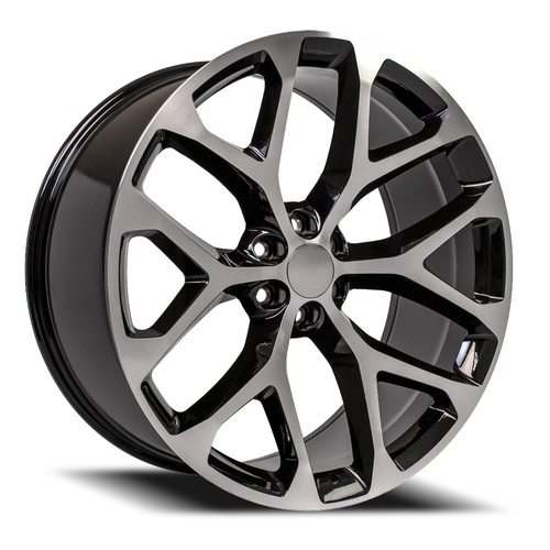 OE Wheels Cv98B Black Machined