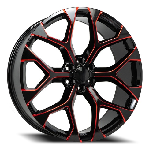 Replica 1 G09 Gloss Black Red Milled