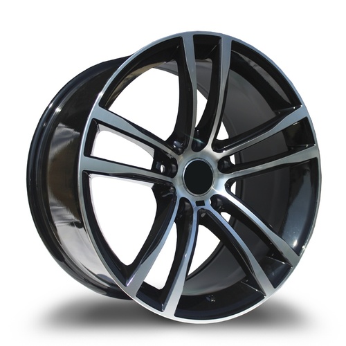 Replica Wheels R8916 Black Machined