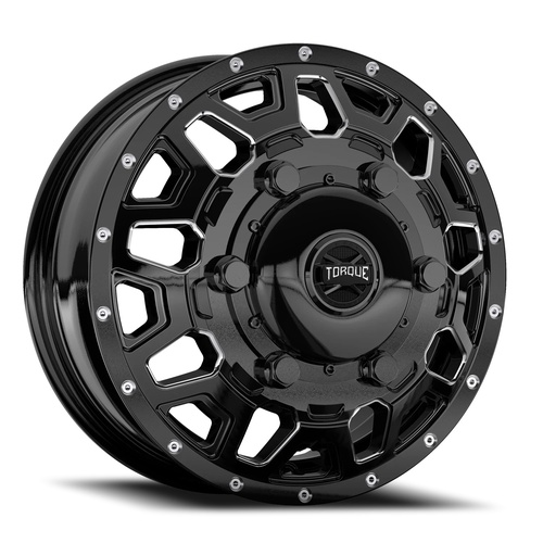 Torque Wheels Tw514C Rush Dually Satin Black