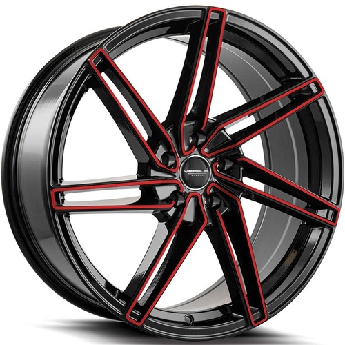 Versus Vs88 Black With Red Milling
