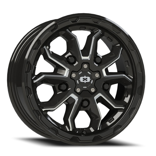 Vision Off-Road Korupt 410 Gloss Black Milled Spoke