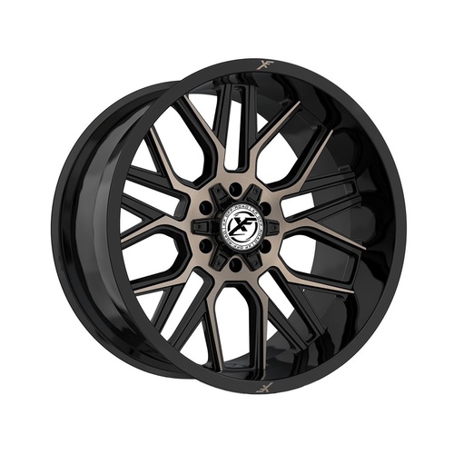 XF Offroad Xf-235 Gloss Black & Bronze Milled