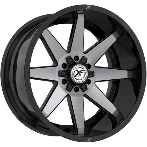 XF Offroad Xf-236 Gloss Black & Brushed Double Dark Tint