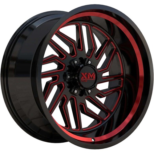 Xtreme Mudder Xm-500 Black With Red Milling