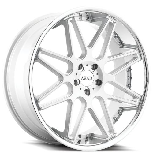 Azad AZ77 Brushed Silver With Stainless Lip