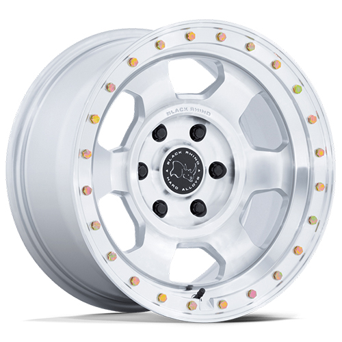 Black Rhino Trooper BR029 Gloss Silver With Machined Face