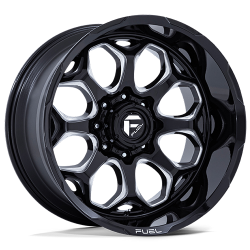 Fuel Scepter FC862 Gloss Black Milled