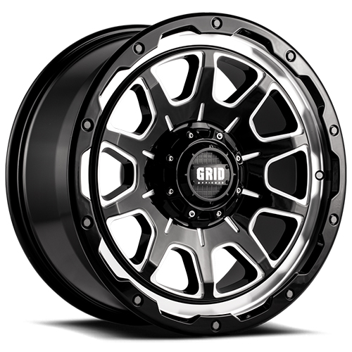 Grid Offroad GD15 Gloss Black Milled