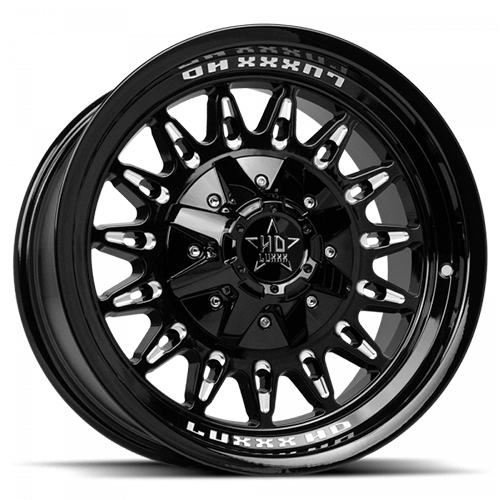 Luxxx HD Offroad LHD-30 Gloss Black Milled