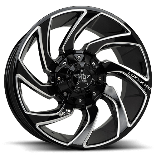 Luxxx HD Offroad LHD-32 Gloss Black Milled