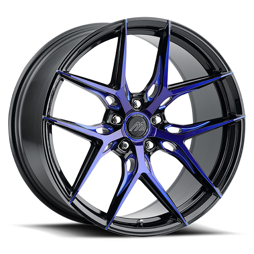 Mach Forged MF.12 Gloss Black With Blue Machined Face