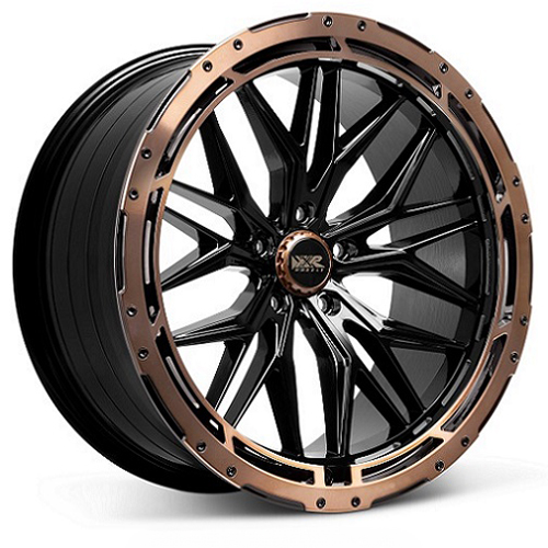 XXR 585 Black With Bronze Ring