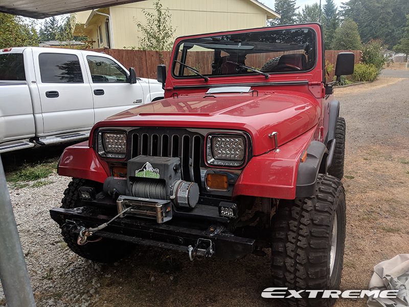 1993 Jeep Wrangler - 15x8 Ultra Wheels  Federal Tires Rough  Country 4-inch Suspension Lift System