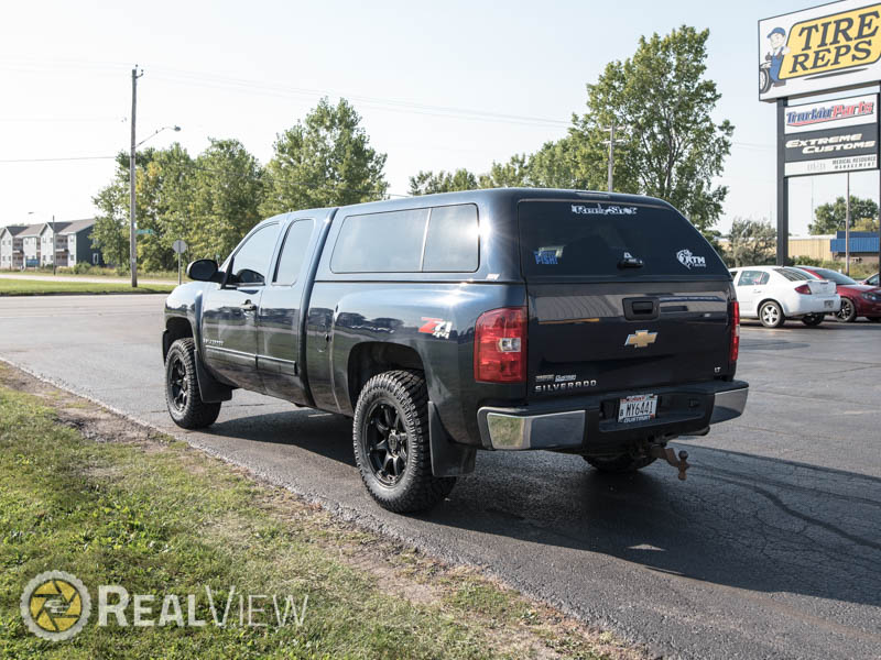 2009 Chevrolet Silverado 1500 - 18x9 Black Rhino Wheels 33x12.5R18 ...