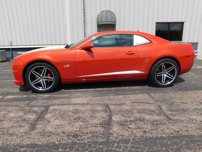 2011 Chevrolet Camaro - Staggered Lexani Wheels 245/45ZR20 Nitto Tires