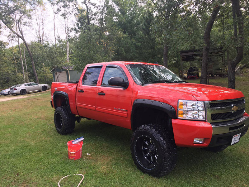 2011 Chevrolet Silverado 1500 - 20x12 Fuel Offroad Wheels 35x12.50R20 ...