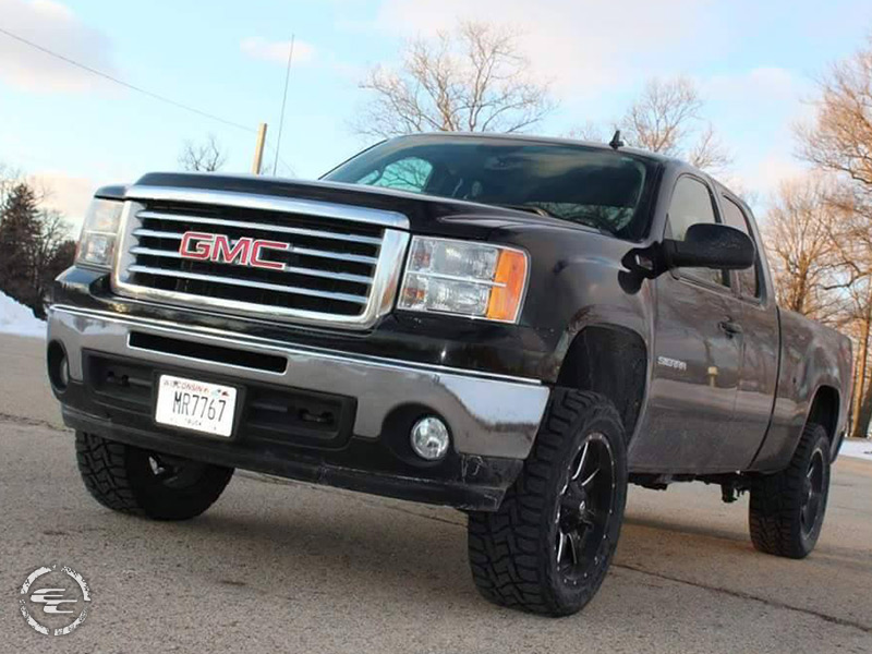 2012 GMC Sierra 1500 - 20x9 Fuel Offroad Wheels 285/55R20 Toyo Tires ...