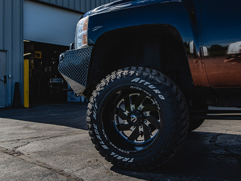 2008 Chevrolet Silverado 2500 HD - 20x12 Fuel Offroad Wheels 35x12.5R20 ...