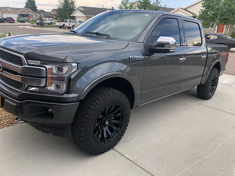 19 Ford F 150 x9 Fuel Offroad Wheels 275 65r Bfgoodrich Tires 2 Inch Leveling Kit 2 Inch Leveling Kit