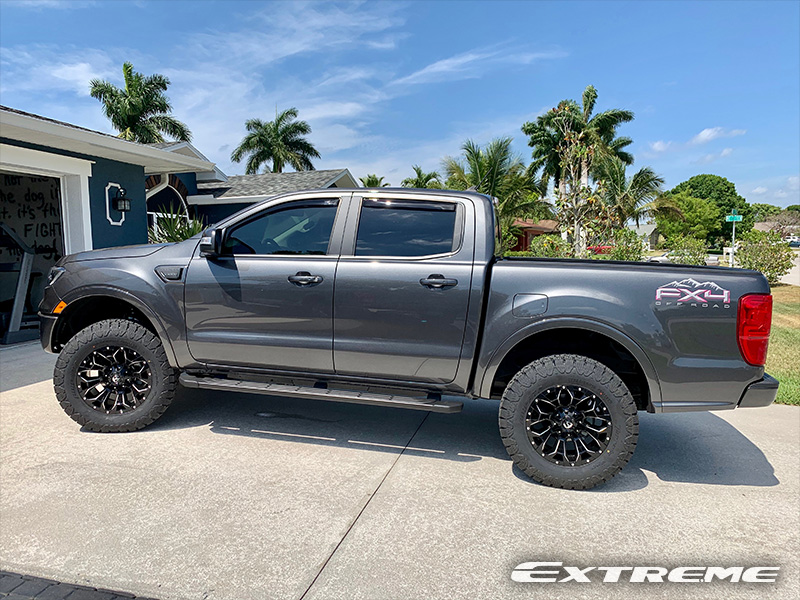 2019 Ford Ranger - 18x9 Fuel Offroad Wheels 285/65R18 AMP Tires