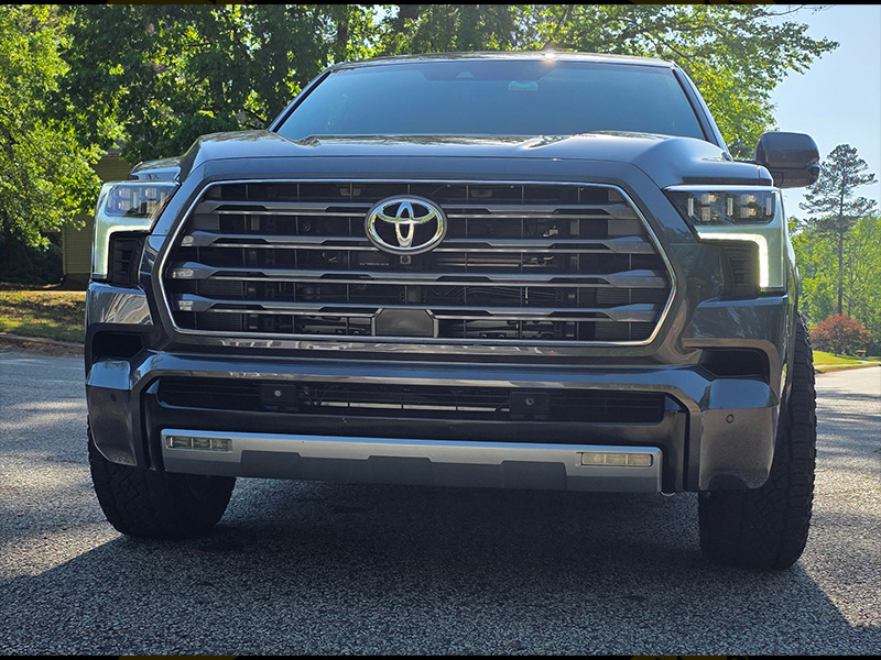 2025 Toyota Sequoia Black Rhino Diamondback Br020 20x9 Mastercraft Courser Trail Lt 265 60r20 