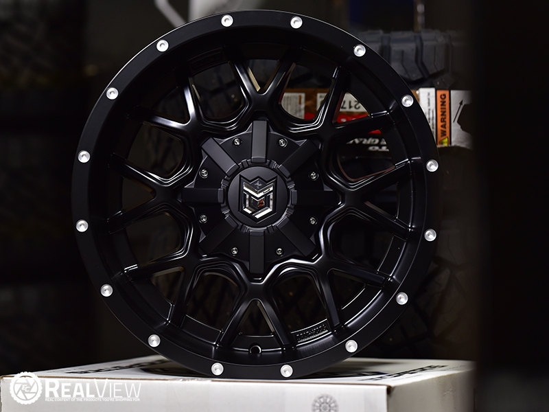 645b Matte Black Milled Rivets 18x9 12 Wheels Rims 