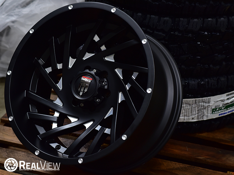 American Truxx At161 Web 20x10 24 Black Milled Wheels Rims 