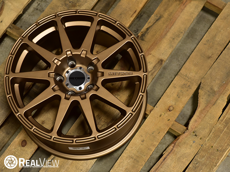 Method Mr501 17x8 42 Rally Bronze Wheels Rims 