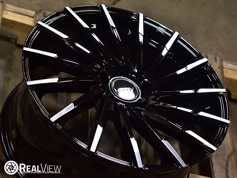 Motiv 417mbt 19x8 5 40 Gloss Black Wheels Rims 