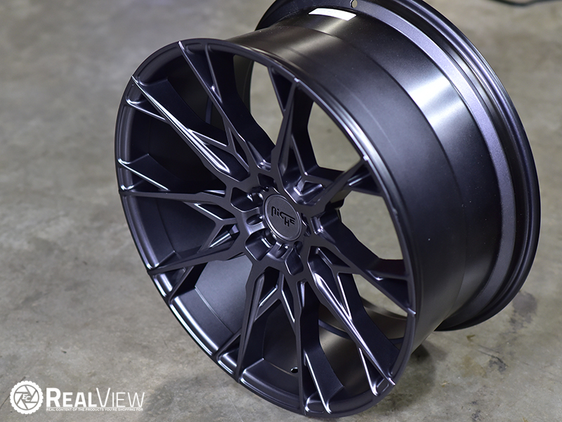 Niche Staccato Anthracite 22x10 45 Wheels Rims 