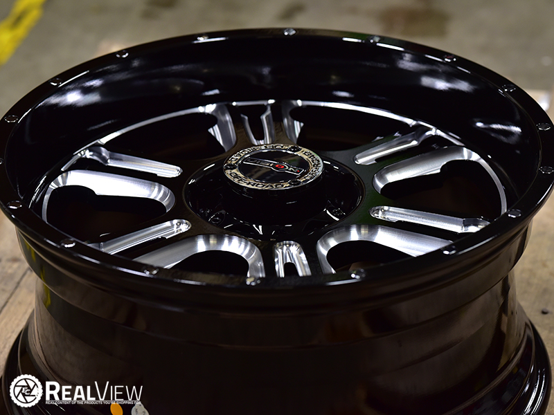 Vision Rage 20x9 12 Gloss Black Milled Wheels Rims 