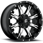 Fuel Offroad Nutz D541 Black W/ Machined Face 20x10 -12