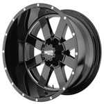 Moto Metal MO962 Gloss Black W/ Milled Accents 20x9 +0